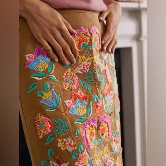 Caitlin Embroidered Skirt
Camel - Picture 3 of 16